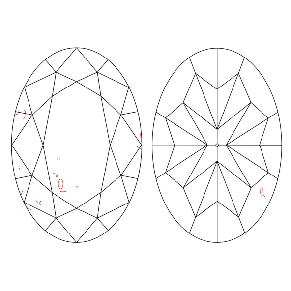 Inkluzie a cistota v prirodnom farebnom diamante oval fancy žltý 4.51 ct SI1 6826250706_Y5