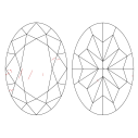 Farebný diamant oval, fancy intense žltý, 4,03ct, GIA