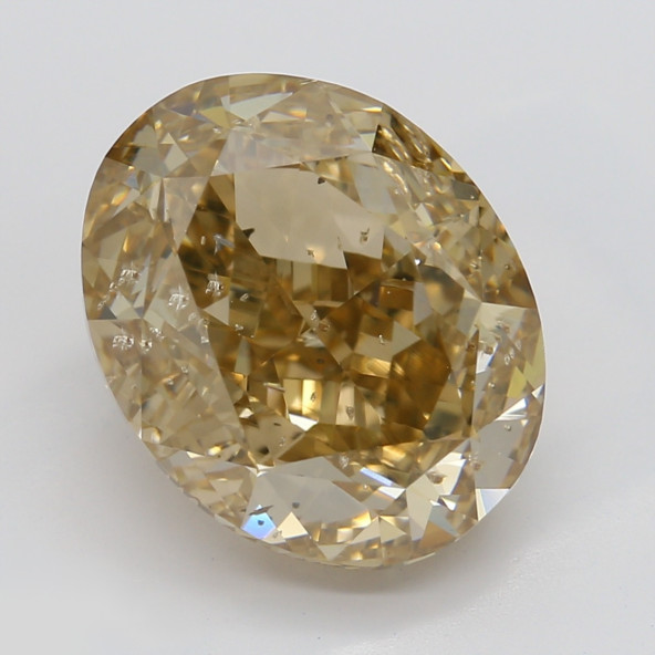 Prírodný farebný diamant s GIA certifikatom oval fancy hnedožltý 3.71 ct SI2 2828230182_Y5