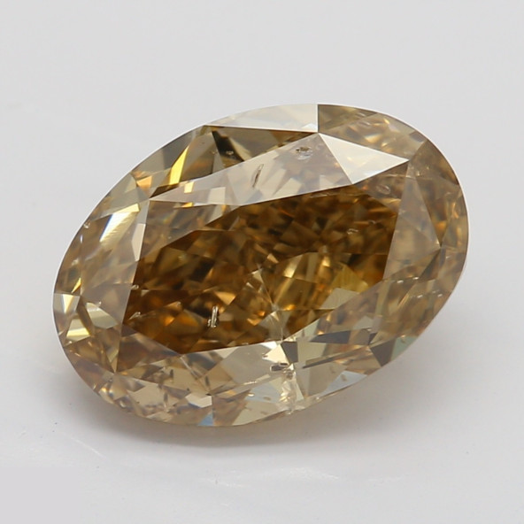 Prírodný farebný diamant s GIA certifikatom oval fancy dark tmavo žltkasto hnedý 1.91 ct SI2 4828440084_T9
