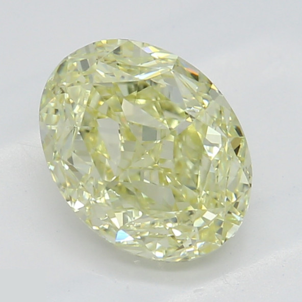 Prírodný farebný diamant s GIA certifikatom oval fancy light žltý 0.92 ct VS2 1860140031_Y4