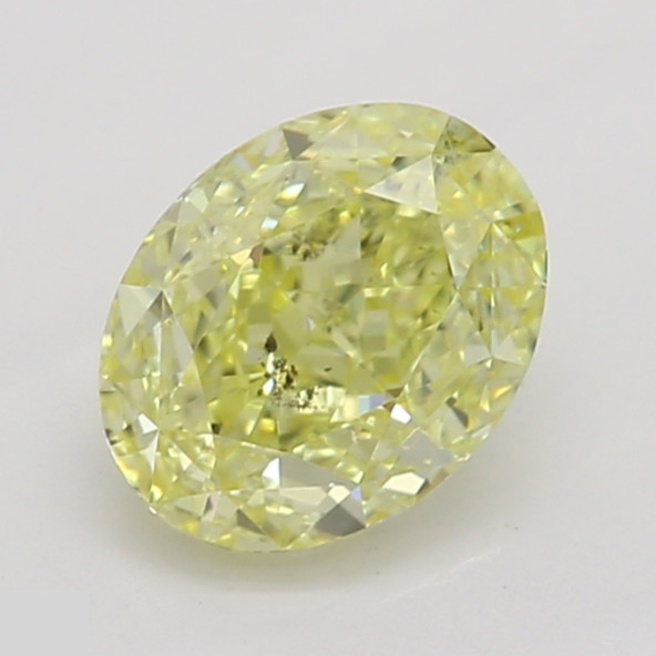 Prírodný farebný diamant s GIA certifikatom oval fancy žltý 0.56 ct SI2 1828920611_Y5