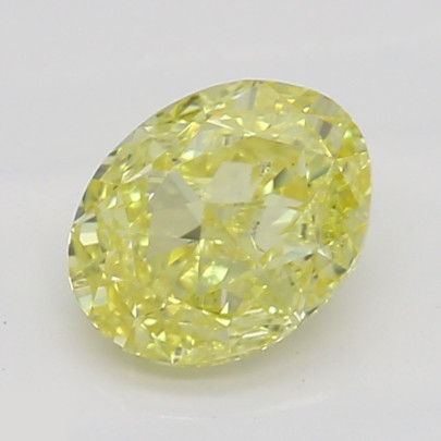 Prírodný farebný diamant s GIA certifikatom oval fancy intense žltý 0.41 ct SI1 7828750887_Y6
