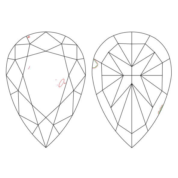 Inkluzie a cistota v prirodnom farebnom diamante slza fancy hnedožltý 1.70 ct SI2 9828440049_Y5