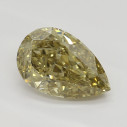 Farebný diamant slza, fancy hnedožltý, 1,03ct, GIA