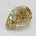 Farebný diamant slza, fancy hnedožltý, 1,08ct, GIA