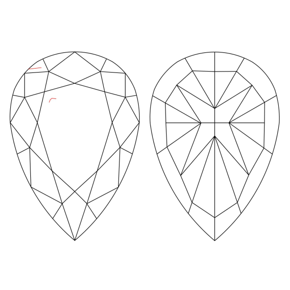 Inkluzie a cistota v prirodnom farebnom diamante slza light svetlo hnedo ružový 1.00 ct VS2 1825670091_R3