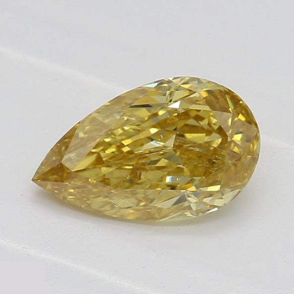 Prírodný farebný diamant s GIA certifikatom slza fancy deep tmavo žltý 0.54 ct SI2 3827300363_Y8