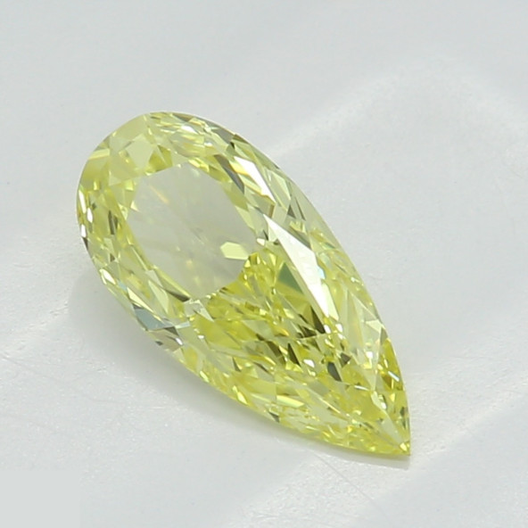 Prírodný farebný diamant s GIA certifikatom slza fancy intense žltý 0.43 ct VS2 3824800103_Y6