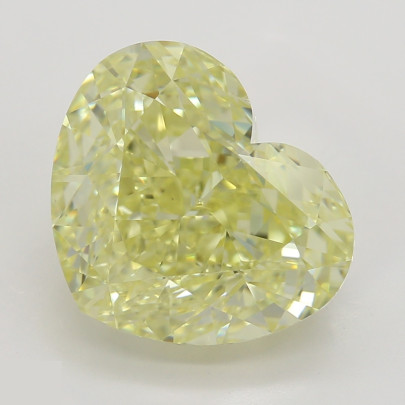 Prírodný farebný diamant s GIA certifikatom srdce fancy žltý 4.01 ct SI1 3830180163_Y5