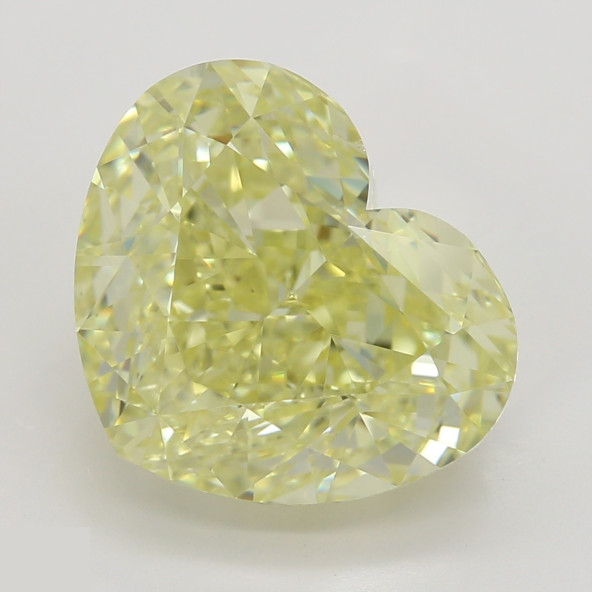 Prírodný farebný diamant s GIA certifikatom srdce fancy žltý 4.01 ct SI1 3830180163_Y5