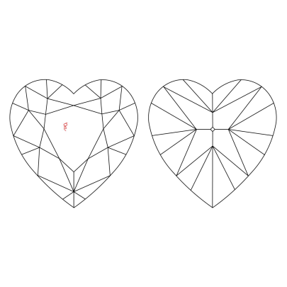 Prírodný farebný diamant s GIA certifikatom srdce fancy intense žltý 1.10 ct VS2 1830960711_Y6 2