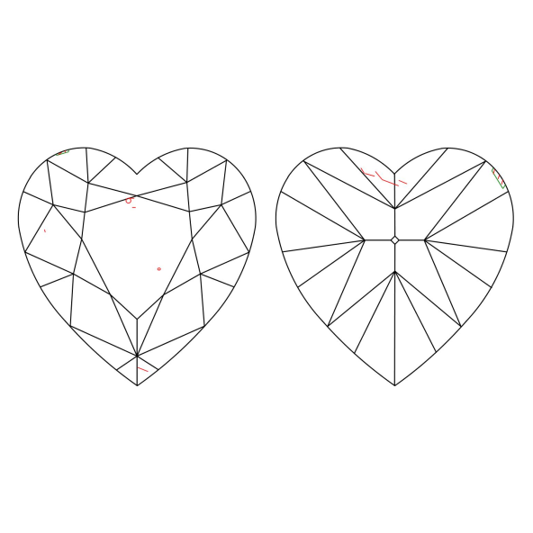Inkluzie a cistota v prirodnom farebnom diamante srdce fancy light žltý 1.02 ct SI1 7831050327_Y4