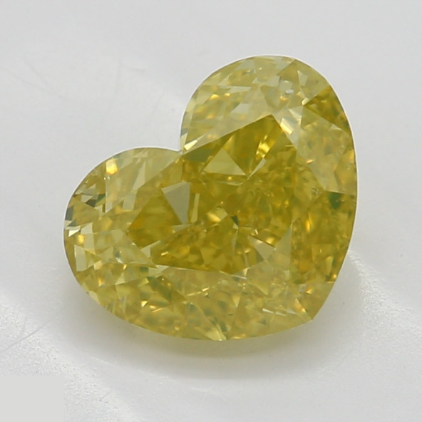Prírodný farebný diamant s GIA certifikatom srdce fancy deep tmavo žltý 1.07 ct SI1 3829740053_Y8
