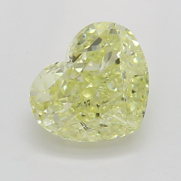 Prírodný farebný diamant s GIA certifikatom srdce fancy light žltý 0.71 ct VS2 7828150697_Y4