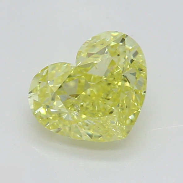 Prírodný farebný diamant s GIA certifikatom srdce fancy intense žltý 0.52 ct SI2 1829540470_Y6