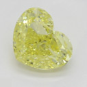 Farebný diamant srdce, fancy intense žltý, 0,58ct, GIA