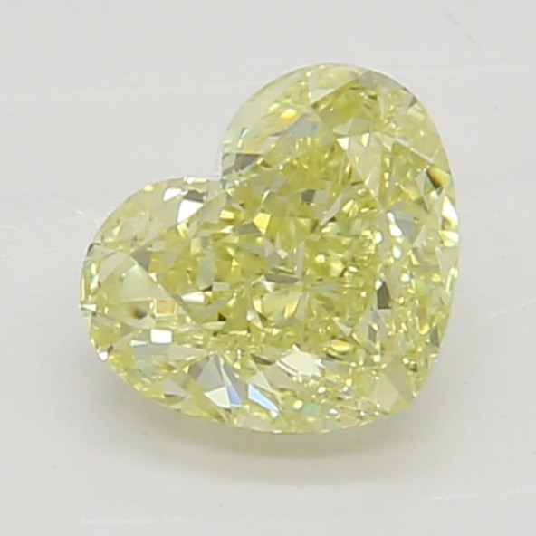 Prírodný farebný diamant s GIA certifikatom srdce fancy žltý 0.41 ct VS2 4842660114_Y5
