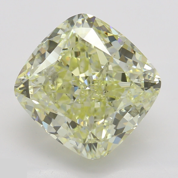 Prírodný farebný diamant s GIA certifikatom cushion fancy light žltý 3.52 ct SI2 4851640034_Y4