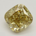 Farebný diamant cushion, fancy hnedožltý, 1,15ct, GIA