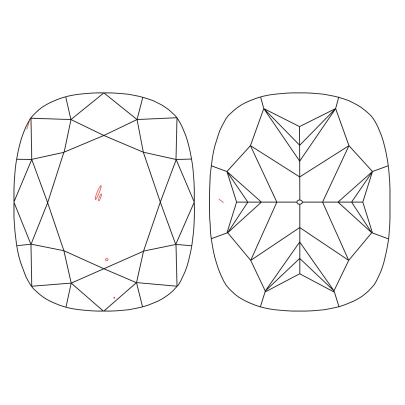 Prírodný farebný diamant s GIA certifikatom cushion fancy hnedožltý 1.38 ct SI1 4828750844_Y5 2