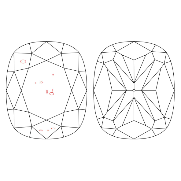 Inkluzie a cistota v prirodnom farebnom diamante cushion fancy hnedožltý 1.01 ct SI2 4828110474_Y5