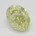 Farebný diamant oval, fancy žltý, 2,07ct, GIA
