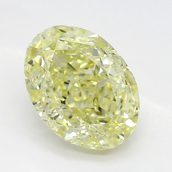Prírodný farebný diamant s GIA certifikatom oval fancy light žltý 1.01 ct VVS2 8824980228_Y4
