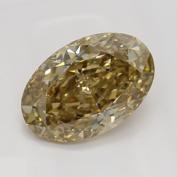 Prírodný farebný diamant s GIA certifikatom oval fancy hnedožltý 1.03 ct I1 5827080045_Y5