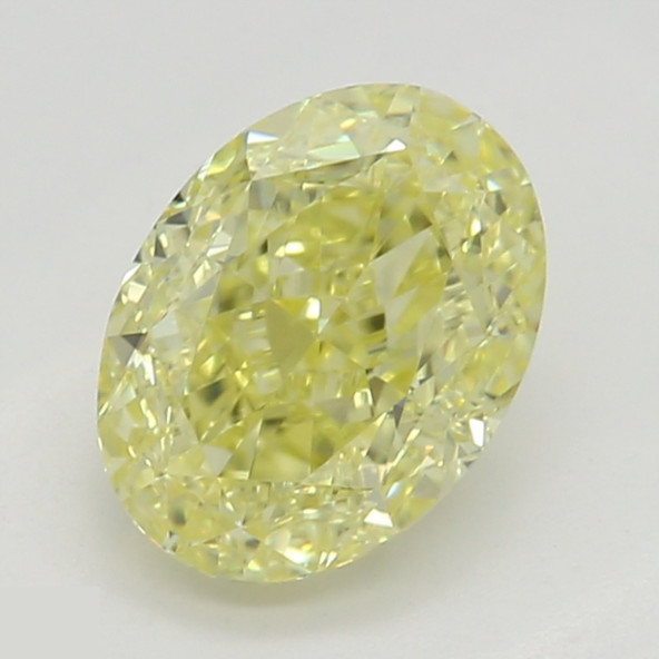 Prírodný farebný diamant s GIA certifikatom oval fancy intense žltý 0.83 ct IF 9825740029_Y6