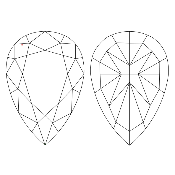 Inkluzie a cistota v prirodnom farebnom diamante slza fancy deep tmavo žltohnedý 2.46 ct VS1 1828800221_T8