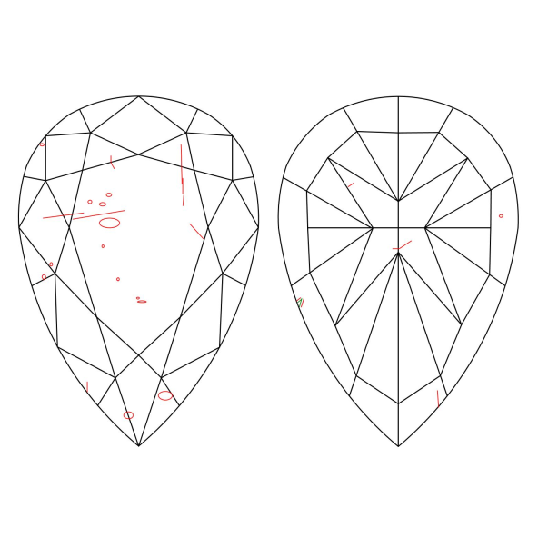 Inkluzie a cistota v prirodnom farebnom diamante slza fancy žltohnedý 2.16 ct I1 9828800339_T5