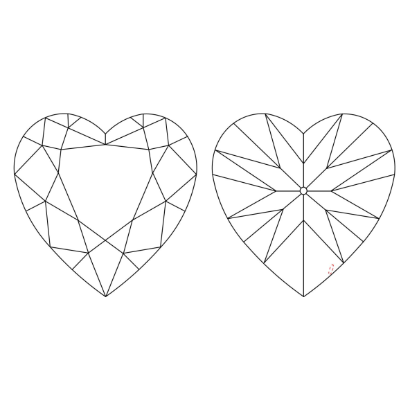Inkluzie a cistota v prirodnom farebnom diamante srdce fancy light hnedo žltý 2.04 ct VVS1 4830980464_Y4