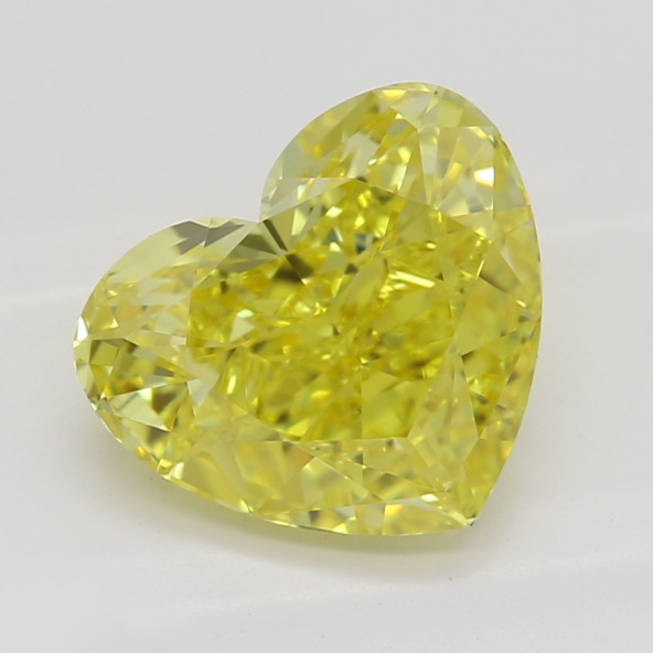 Prírodný farebný diamant s GIA certifikatom srdce fancy vivid žltý 1.52 ct VVS1 9822140059_Y7