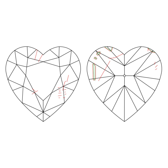 Inkluzie a cistota v prirodnom farebnom diamante srdce fancy dark tmavo hnedý 1.52 ct I1 7828440067_T9