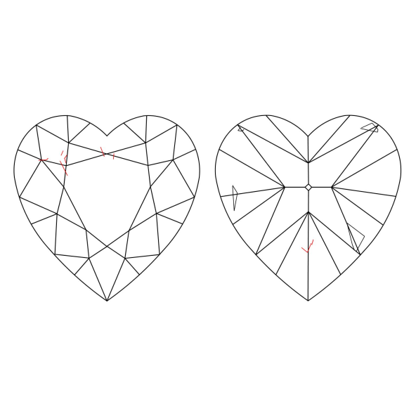 Inkluzie a cistota v prirodnom farebnom diamante srdce fancy žltohnedý 1.30 ct VS1 9827680439_T5