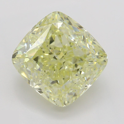 Prírodný farebný diamant s GIA certifikatom cushion fancy light žltý 2.78 ct VVS1 6828040206_Y4