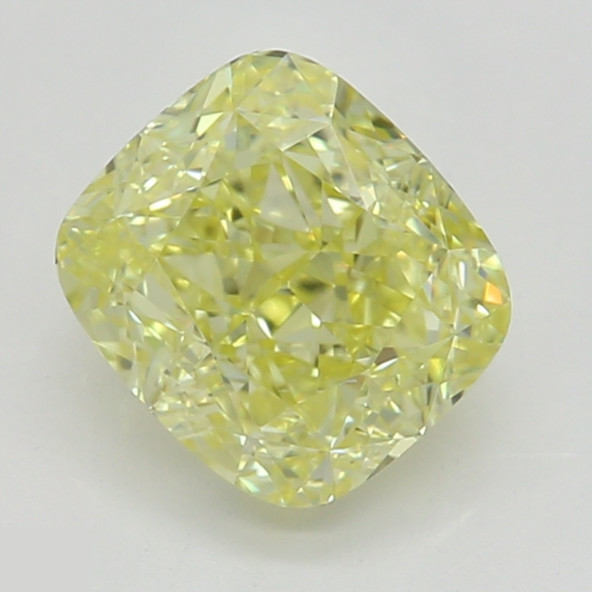 Prírodný farebný diamant s GIA certifikatom cushion fancy žltý 0.91 ct VVS1 9829600259_Y5