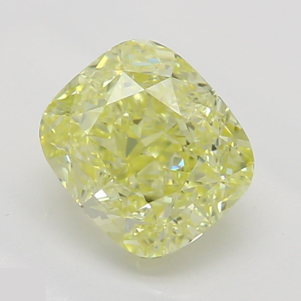 Prírodný farebný diamant s GIA certifikatom cushion fancy žltý 0.80 ct VVS1 3828750003_Y5