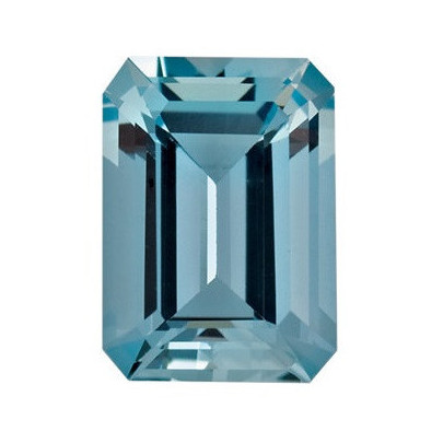 Akvamarín emerald 5 x 3 mm 0,29ct Fazetovaný AKEFAAAZ-5