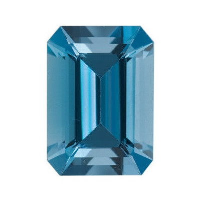 Akvamarín emerald 6 x 4 mm 0,54ct Fazetovaný AKEFAAAAZ-6