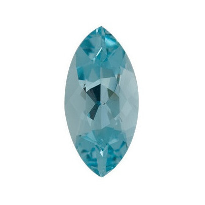 Akvamarín markíz 6 x 3 mm 0,25ct Fazetovaný AKMFAAZ-6