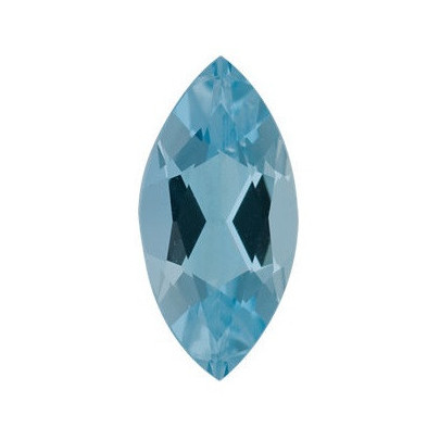 Akvamarín markíz 6 x 3 mm 0,25ct Fazetovaný AKMFAAAZ-6