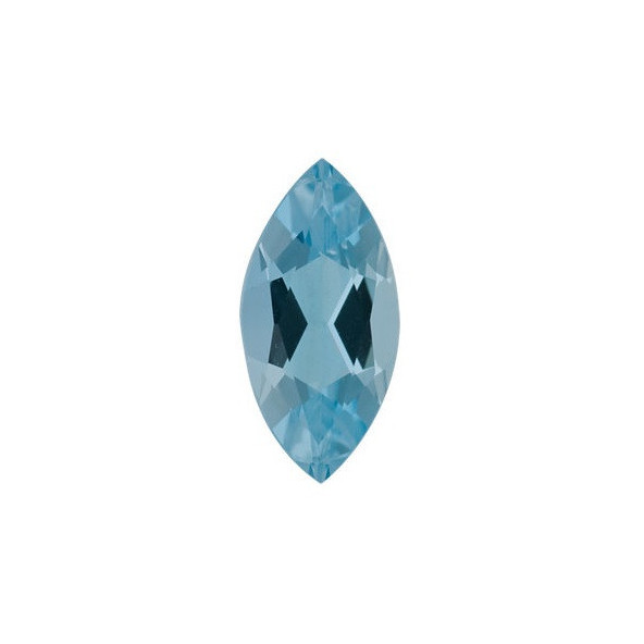 Akvamarín markíz 7 x 3,5 mm 0,36ct Fazetovaný AKMFAAAZ-7