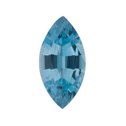 Akvamarín markíz 8 x 4 mm 0,51ct Fazetovaný AKMFAAAAZ-8