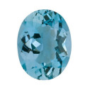 Akvamarín ovál 6 x 4 mm, AAA, Fazetovaný