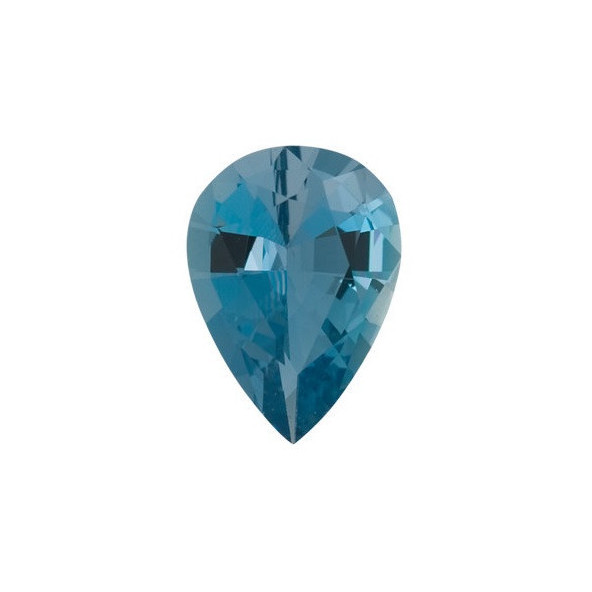 Akvamarín slza 6 x 4 mm 0,39ct Fazetovaný AKXFAAAAZ-6