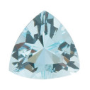 Akvamarín trillion 6 x 6 mm, A, Fazetovaný