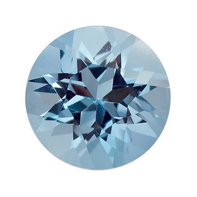 Akvamarín okrúhly 5 mm 0,48ct Fazetovaný AKRFAAAZ-5