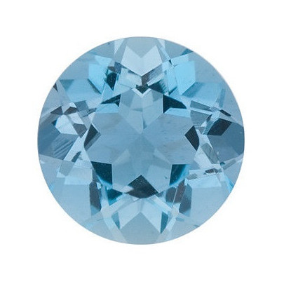 Akvamarín okrúhly 6 mm 0,79ct Fazetovaný AKRFAAAAZ-6